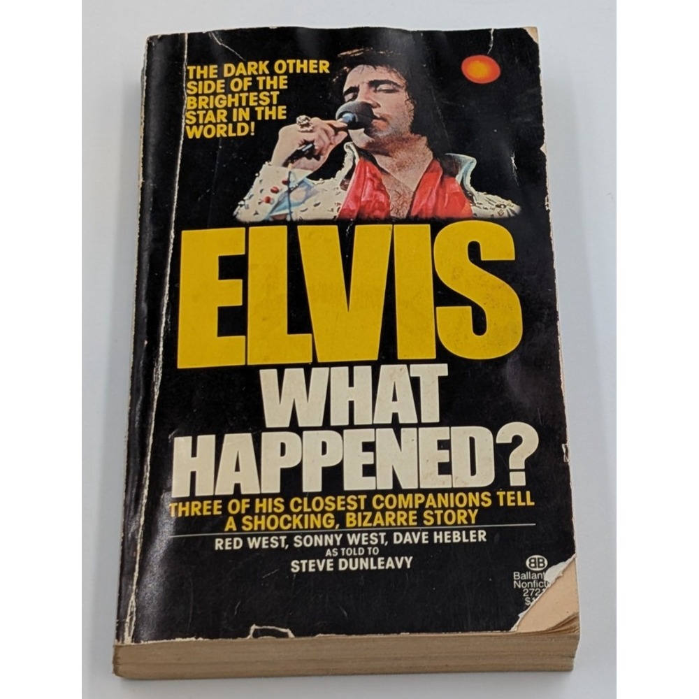 Elvis Presley What Happened? 1977 1st Ed Ballantine PB Red Sonny West 70s